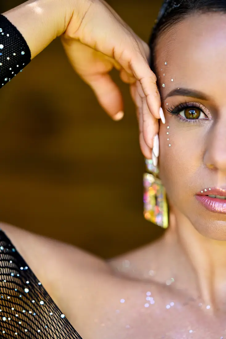 Shooting portrait fashion en studio, près de Nantes, Sonia Photographe